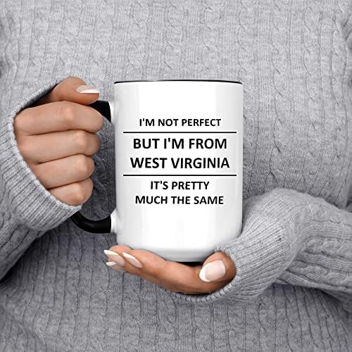 Смешни Кригла ЗА Западна Вирџинија Љубовник Најдобра Држава САД Западна Вирџинија Горди Љубов Кафе Чаша