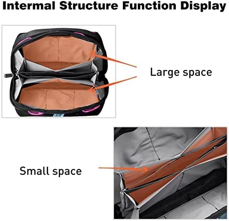 Неонски Икони На Организаторот За Електроника За Кармин, Водоотпорна Торба За Складирање Кабел За Домашно Патување, Футрола За Електронски