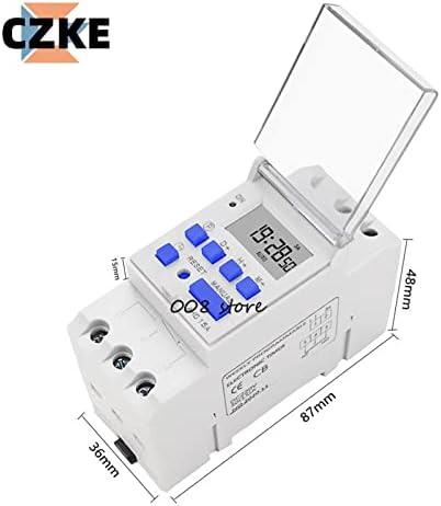 ONECM THC15A AHC15A Din Железнички Тајмер реле време прекинувачи Неделна програма Електронски Допир Прекинувач 220v Ѕвонче Прстен