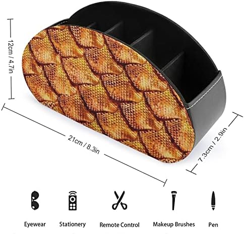 Златен змеј скали ТВ далечински управувач на држачи за складирање на организатор со 5 оддели за работна површина за домашна канцеларија