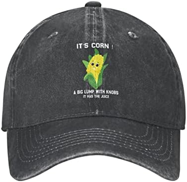 Смешна капа за подароци, тоа е пченка, има капа со сок за мажи бејзбол капа гроздобер капи
