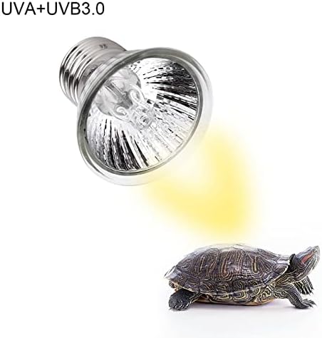 XJHOMA REPTILES HAVITAT SUN TERT LAMP LAMB UVA/UVB користена на E27 LAMB BASE BASE [POWER: 50W, напон: 220V, 8PCS]