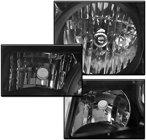 ЗАМЕНА На ЗМАУТОПАРТИ Црни Фарови Фарови со 6 Бели LED DRL Светла За 2009-2011 Хонда Пилот