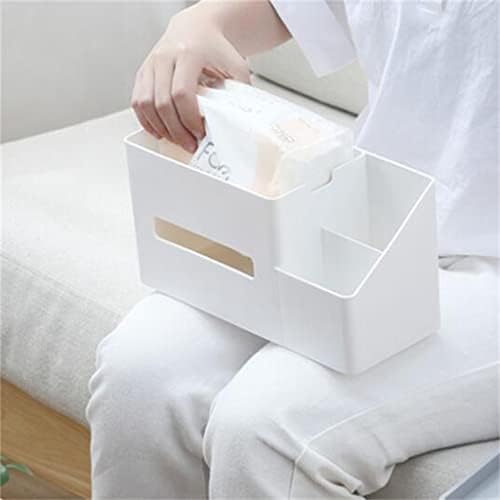 Кутија за крпи за хартија haалеи, дневна соба, далечински управувач, кутија за складирање на десктоп, фиока за хартија, кутија за складирање на хартија за хартија