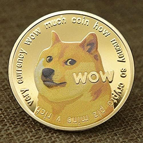 АДА Криптоцентрација Омилена монета Комеморативна монета Шиба Ину монета Доге монета злато позлатена виртуелна монета предизвик монета биткоин