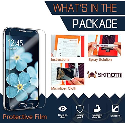 Заштитник на кожата на кожата на целото тело, компатибилен со Apple iPhone 12 Pro Techskin Целосно покритие Clear HD филм
