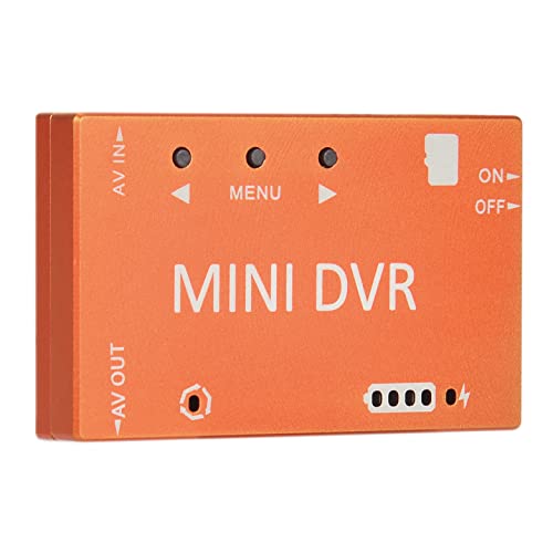 MIDZOOPARTS MINI DVR FPV модул NTSC/PAL Вграден вграден батерија Видео аудио FPV рекордер за RC модели Racing FPV Drone