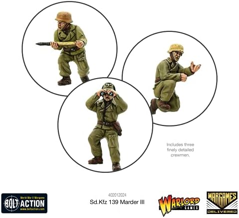 Варгами испорачаа минијатури за акција на завртки - Војници игри Мадер III Аусф. H германска армија модел резервоарот 28мм минијатури
