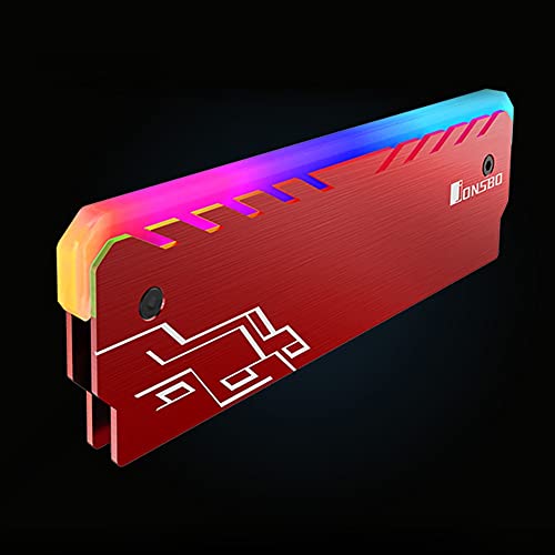 Конектори Jonsbo NC -1 RAM меморија за греење RGB меморија за топлински мијалник ладилник елек за десктоп компјутер DIY DDR3 DDR4