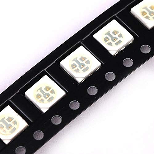 Phoncoo 200PCS 5050 SMD SMT LED Ultra Bright RGB светло диода ламба PLCC-6