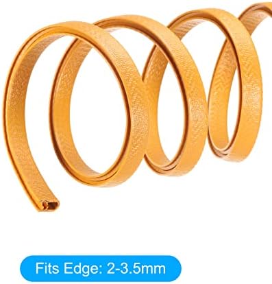 uxchell Edge Trim Porfane u обликувајте го заштитниот заштитник гума со челични клипови се вклопува 5/64 -9/64 раб 8,2ft/2.5meter