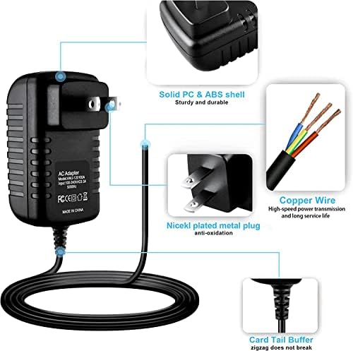 Замена на адаптерот AC/DC Parthkksi 12V AC/DC за AT&T VTECH ATT 964 4-линиски интерком за звучник за интерком, кабел за звучник