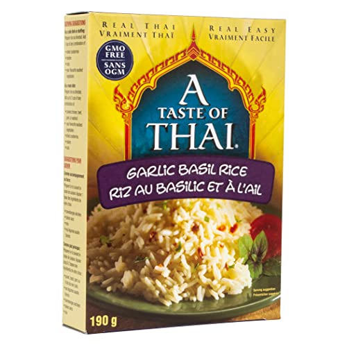 Вкусот На Тајландски Лук Босилек Ориз-6.7 Мл Пакет од 6 Топлина &засилувач; Јадете Инстант Јасмин Ориз Со Вкус На Класичен Тајландски Зачини | Глутен-Бесплатно | Идеал?