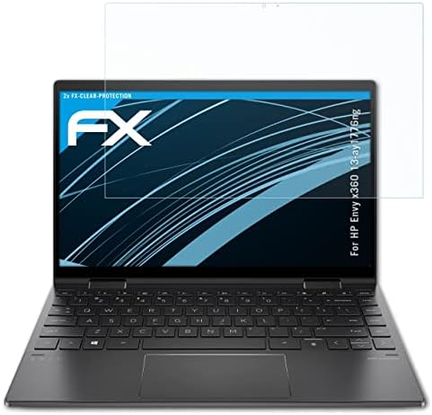 Филм за заштита на екранот Atfolix компатибилен со HP Envy X360 13-AY1776NG заштитник на екранот, ултра-чист FX заштитен филм