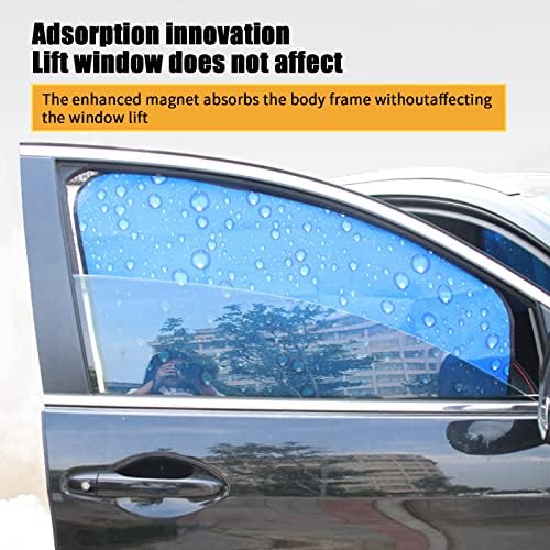 AJXN пакет-2 автомобил предниот прозорец Сонцето Сонце, магнетната сенка на автомобилот што се користи за предниот страничен прозорец, капакот на прозорецот за зашти