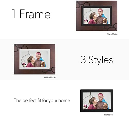 Дизни Класик Мики Маус Фотошаре 8 Паметна Дигитална Рамка За Слика, Испрати Слики Од Телефон До Рамки, Wi-Fi, 8 GB, Има 5.000 + Слики, HD Екран На Допир, Премиум Еспресо Врежан?