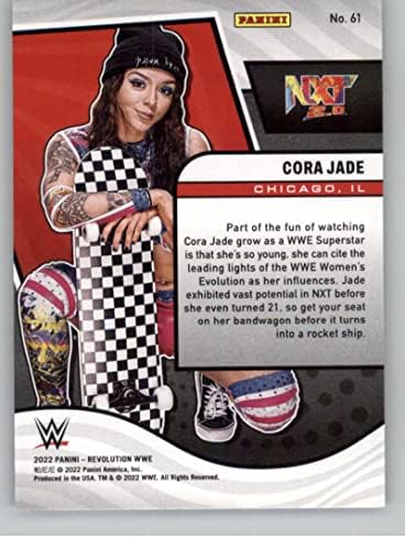 2022 Panini Revolution WWE 61 Cora Jade NXT 2.0 Трговска картичка за борење