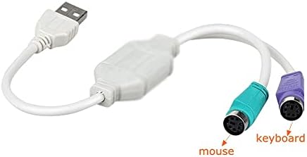 SDFGH USB ДО Ps/2 Женски На Глувчето + Тастатура Интерфејс КОНВЕРТОР USB НА 2 6pin Женски Адаптер Кабел