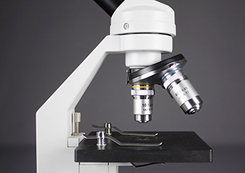 Визија Научен VME0020-RC-E2 LED Безжичен Микроскоп, 40x-800x Зголемување, LED Осветлување Со Контрола На Интензитетот, Груб И Фин Фокус, Батерија