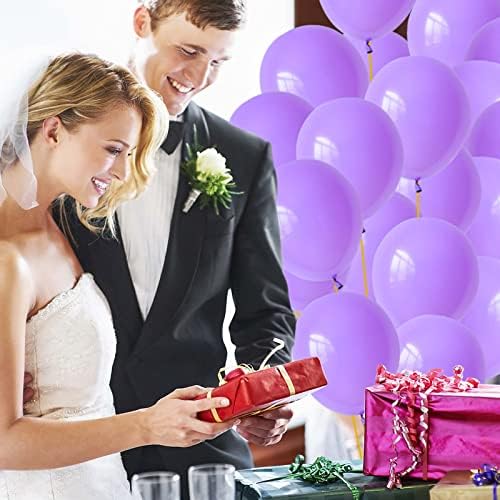 50 парчиња Виолетови Балони За Туш За Бебиња Свадба Невестински Туш Роденден Декорација