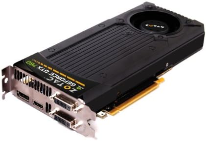 Zotac GeForce GTX 760 2GB GDDR5 PCI Express 3.0 Dual DVI HDMI DP SLI подготвена графичка картичка, ZT-70401-10P Графички картички ZT-70401-10P