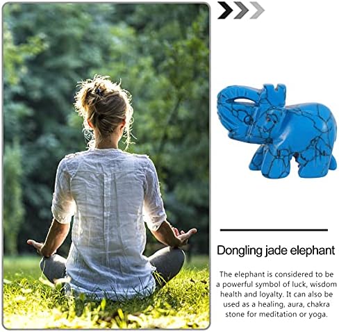 Вемемон Десктоп занаети маса занаетчиски инч фигурински богатство статуи дома канцеларија слон тотем фигурини shui природен фенгшуи украс
