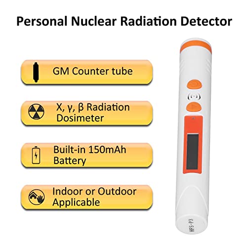 Кадимендиум нуклеарно зрачење детектор метар Geiger контра личен дозиметар тестер преносен рачен дигитален LCD бета гама x ray монитор