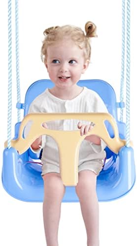 Нет-племе Toddler Swing, 3-во-1 бебе за замав за бебиња, анти-флип snug & безбеден одвојување на деца за замав, новороденчиња до тинејџери