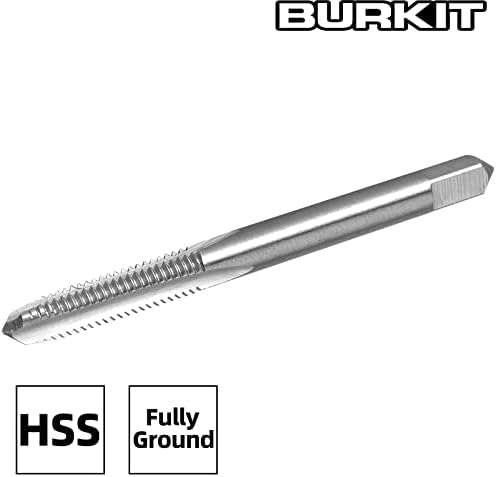 Burkit M5 x 0.25 Thread Thap Десна рака, HSS M5 x 0,25 директно флуидна машина Допрена