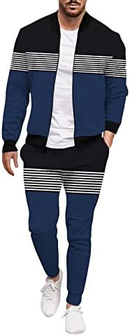 Менс зимска обична улица ткаени јакна јакна панталони шарени зашиени со две парчиња сет за дожд за мажи за мажи