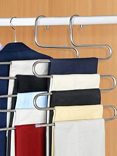 Закачалки за облека од облека од Абек одговараат закачалки за облека за закачалки од 1 парчиња мулти-слојни мултифункционални