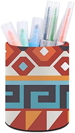 Ацтеки обрасци печатено пенкало за молив за молив за организатор на биро за шминка за четка за четки за канцеларија за домашни училници