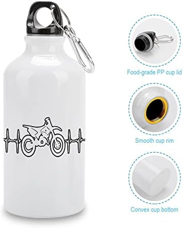 Кул нечистотија велосипед Спортски шишиња со вода во вода вакуум изолирани алуминиум еднократно со капаци кригла за кампување за велосипеди