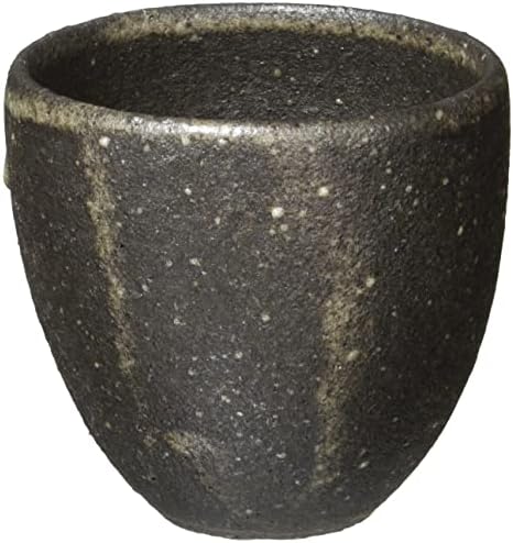 丸 製陶 製陶 Shigaraki Ware MR-3-3143b Hechimon Gui Cup, Rust Ibushi