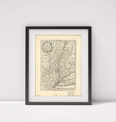 1778 мапа | Јужниот дел од провинцијата Newујорк: со дел од соседните колони