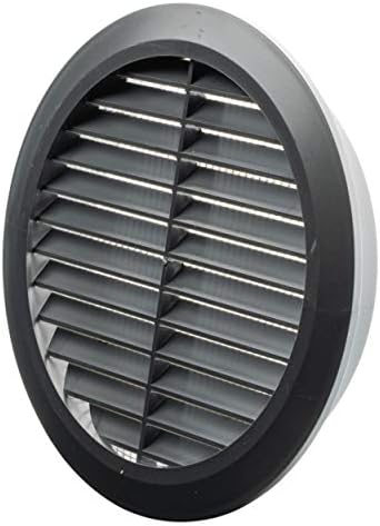 Системи за вентилатори 5 '' инч - графит - обвивка за проветрување на отворот - тркалезен воздушен отвор за проветрување - капакот на скара