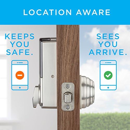 Kwikset-Kevo 99250-203 Kevo 2nd Bluetooth Touch-to-Open Deadbolt Smart Lock со SmartKey Security, венецијанска бронза