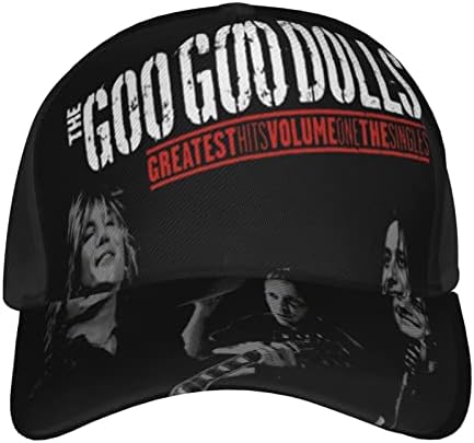 Goo Music Goo Band Dolls Baseball Cap прилагодлива chapeau capeau caste sun hat hat на отворено спортски капачиња унисекс црно