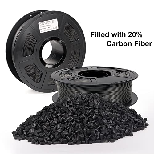 Филамент за печатач на IEMAI 3D PETG FILAMENT, FILAMENT CALBON FIBER PETG + PETG FILAMENT BLUE BLIESS + PETG FILAMENT BLUE PURPLE, 3KG SPOLE, 3 пакувања