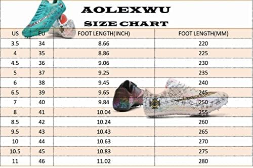 Aolexwu Track Spikes Spikes Shoes Field Field Растојание трчање машки шила спринт патики Атлетска трка скокајќи за дишење лесни чевли