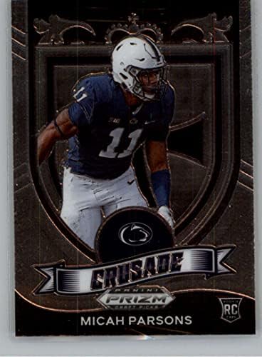 2021 Panini Prizm Draft Picks 175 Michah Parsons Crusade Penn State Nittany Lions RC RC Dookie Football Trading Card