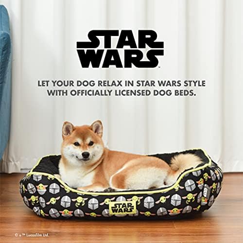 Војна на Starвездите Мандалоријан Детето во кревет за кучиња од лулка кучиња | Издржлив кревет за кучиња за перење од, кадифен кревет
