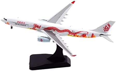 Модели на авиони 1/400 Поставете за A330-300 B-HWG Dragon Airlines Airlines Модел на легура на легури на легури со ајл за леење со графички