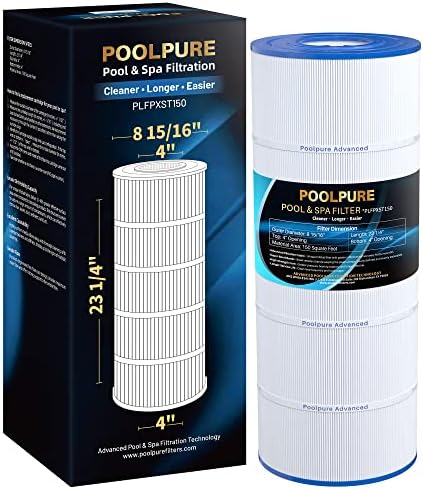 Филтерот за базени PoolPure PLFPXST150 го заменува Hayward X-Stream CC1500, CCX1500-RE, Pleatco PXST150, Unicel C-8316, Filbur FC-1286.817-0150p,