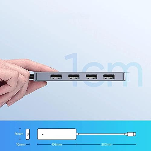 WYFDP USB C Hub 4 USB Тип C ДО USB 3.0 Центар Сплитер Адаптер USB Центар Сплитер Адаптер