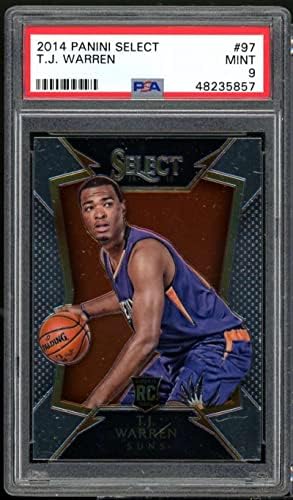 Т.Ј. Warren Rookie Card 2014-15 Panini Select 97 PSA 9