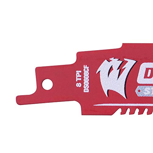 3 пакувања 6 инчи 8 TPI Diablo Steel Carbide Carbide Recipating Saw Blades за 3/16-9/16 дебели метали метали боронски челик ултра висока јачина