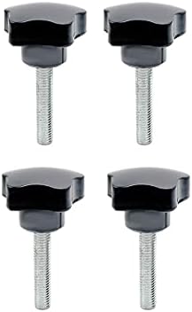 Завртки за палецот за прицврстување на копчињата за завртки за завртки starвездени копчиња m6 x 12mm бакелит пентагонална слива во форма