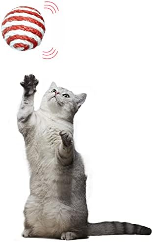 Кусмејичи 6 парчиња Мачка Сисал Топки Играчка, Најдобра Мачка Играчки За Мачки Во Затворен Простор - Мачка Нип Играчки &засилувач;