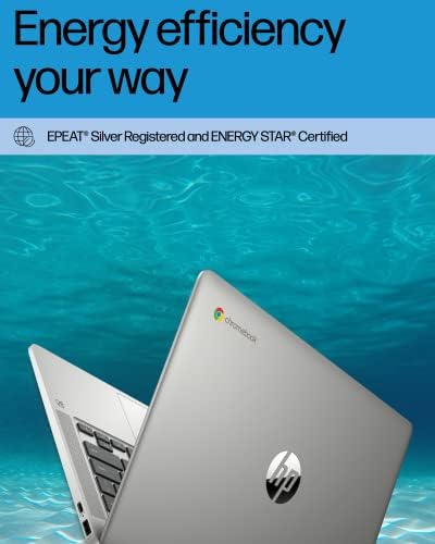 HP 14 Chromebook Лаптоп, Intel Celeron N4120, 4 GB RAM МЕМОРИЈА, 64 eMMC, HD Дисплеј, Chrome OS, Intel UHD Графика 600, Долго Траење